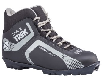 Ботинки лыжные TREK Omni4 черный (лого серый) S (37)