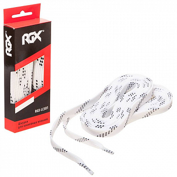 Шнурки хоккейные RGX-LCS01 White 244 см