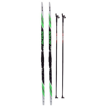 Комплект лыж SNS Бренды ЦСТ/Эльва (механика) Step, 160/120 (+/-5 см)