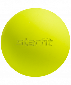 Мяч для МФР STARFIT RB-105 6 см, силикагель, ярко-зеленый