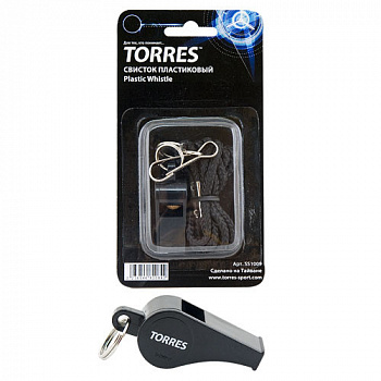 Свисток TORRES SS1009 пластиковый с шариком