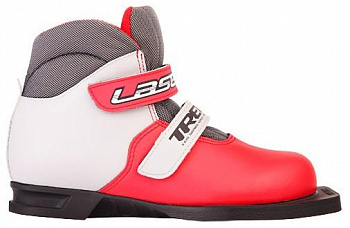 Ботинки лыжные детские TREK Laser ИК (красный, лого черный) NN75 (30)