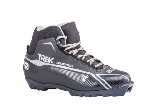 Ботинки лыжные TREK Sportiks4 (черный, лого серый) N