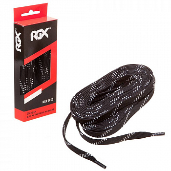 Шнурки хоккейные RGX-LCS01 Black 244 см