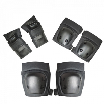 Защита роликовая 114 Black (L )