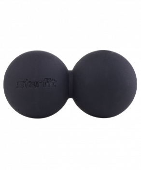 Мяч для МФР STARFIT RB-106 6 см, силикагель, двойной, черный