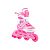 Роликовые коньки X-TEAM pink раздвижные