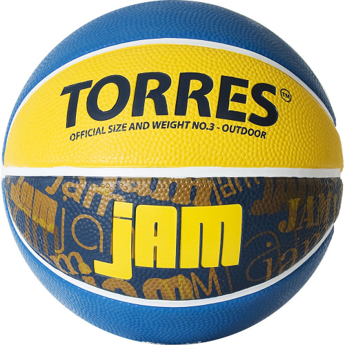 Мяч б/б Torres B02043 Jam р.3