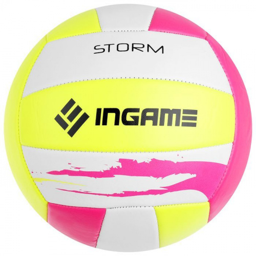 Мяч в/б INGAME STORM розово-желто белый