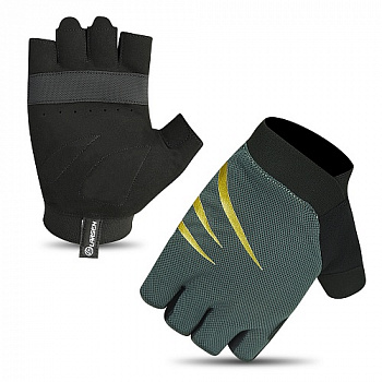 Перчатки для фитнеса Larsen 02-17 (M grey/black)