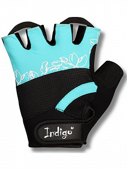 Перчатки для фитнеса INDIGO SB-16-1734 женские бирюзовый (L )
