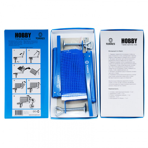 Сетка н/т TORRES Hobby TT5017,в компл.с мет.стойками 